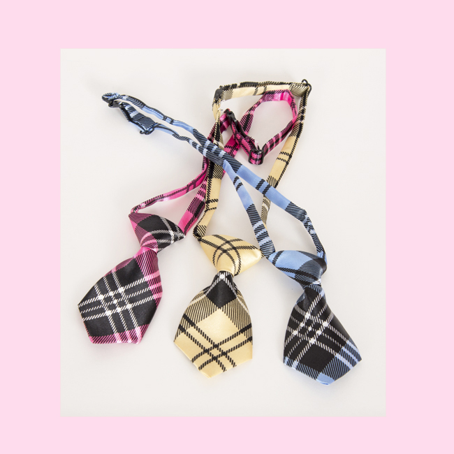 Square Pattern Ties for your Dog!