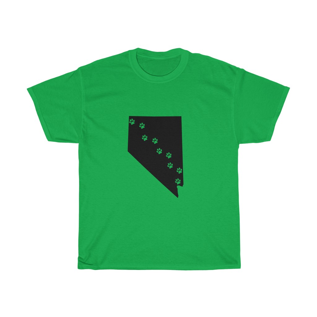 Nevada - 50 State Paw T-Shirt