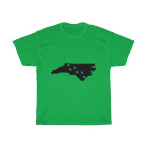 North Carolina - 50 State Paw T-Shirt