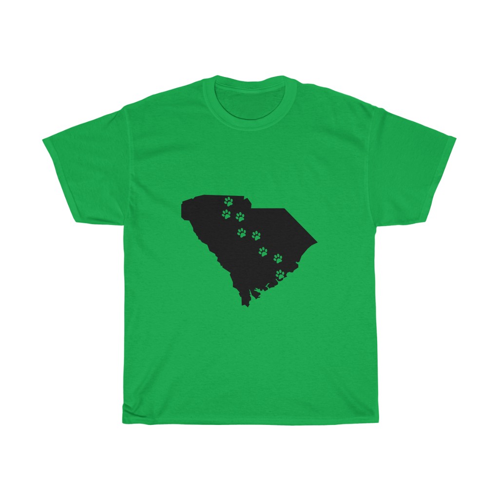 South Carolina - 50 State Paw T-Shirt