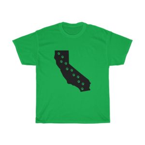 California - 50 State Paw T-Shirt