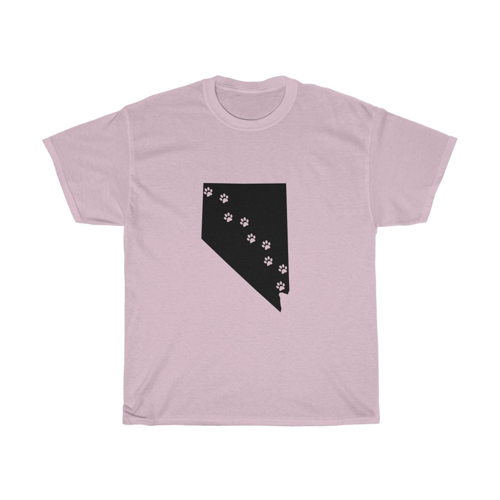 Nevada - 50 State Paw T-Shirt