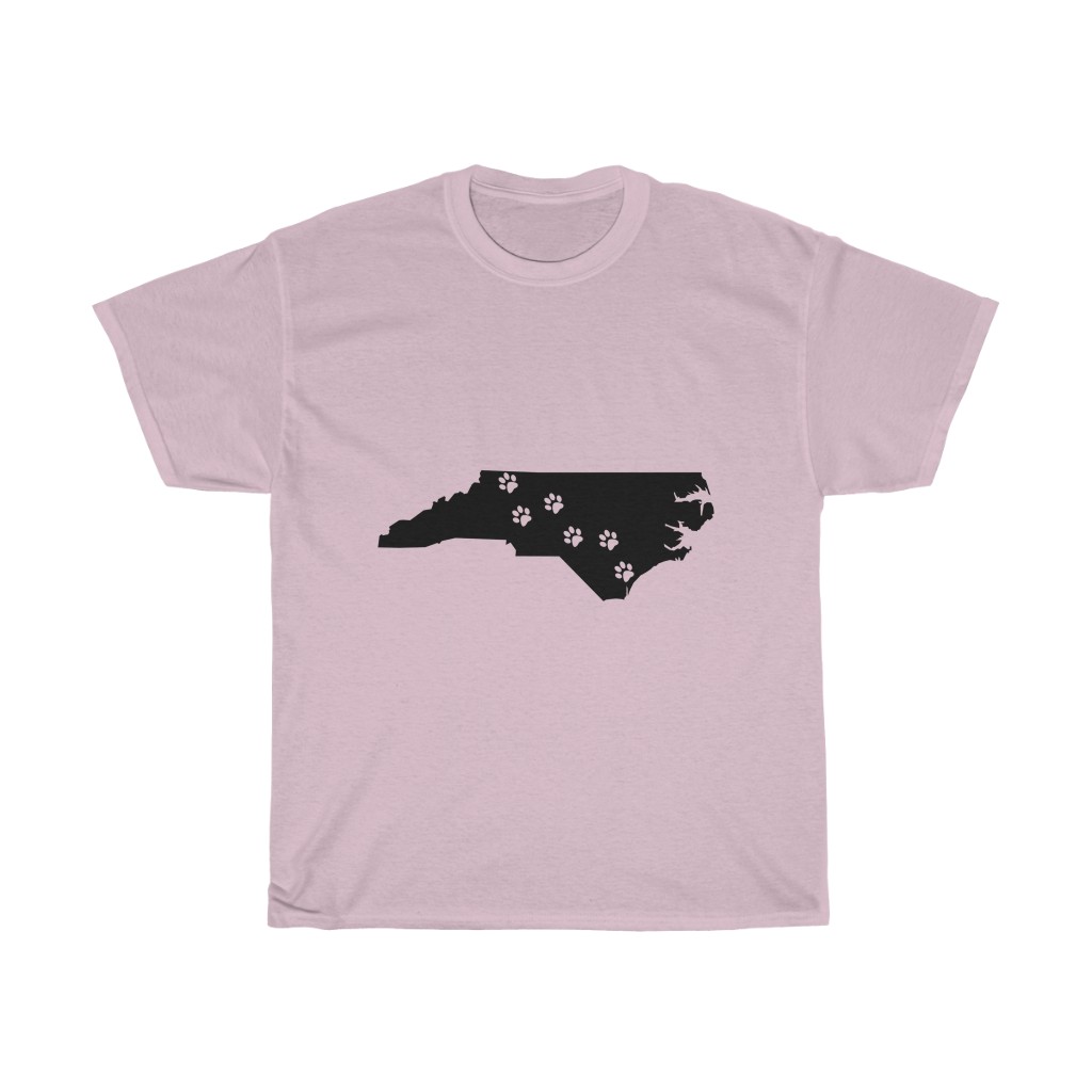 North Carolina - 50 State Paw T-Shirt