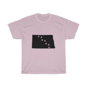 North Dakota - 50 State Paw T-Shirt