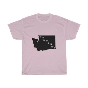 Washington - 50 State Paw T-Shirt
