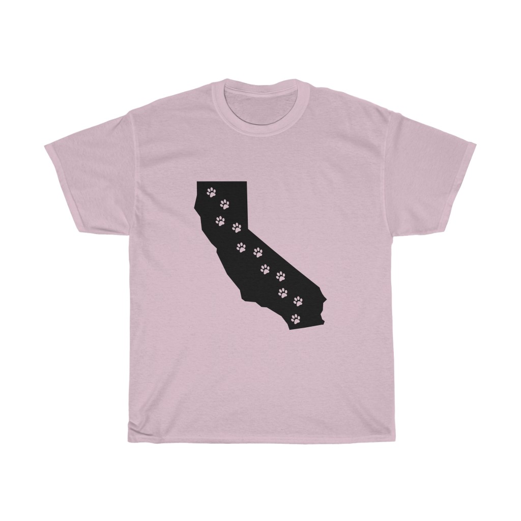 California - 50 State Paw T-Shirt