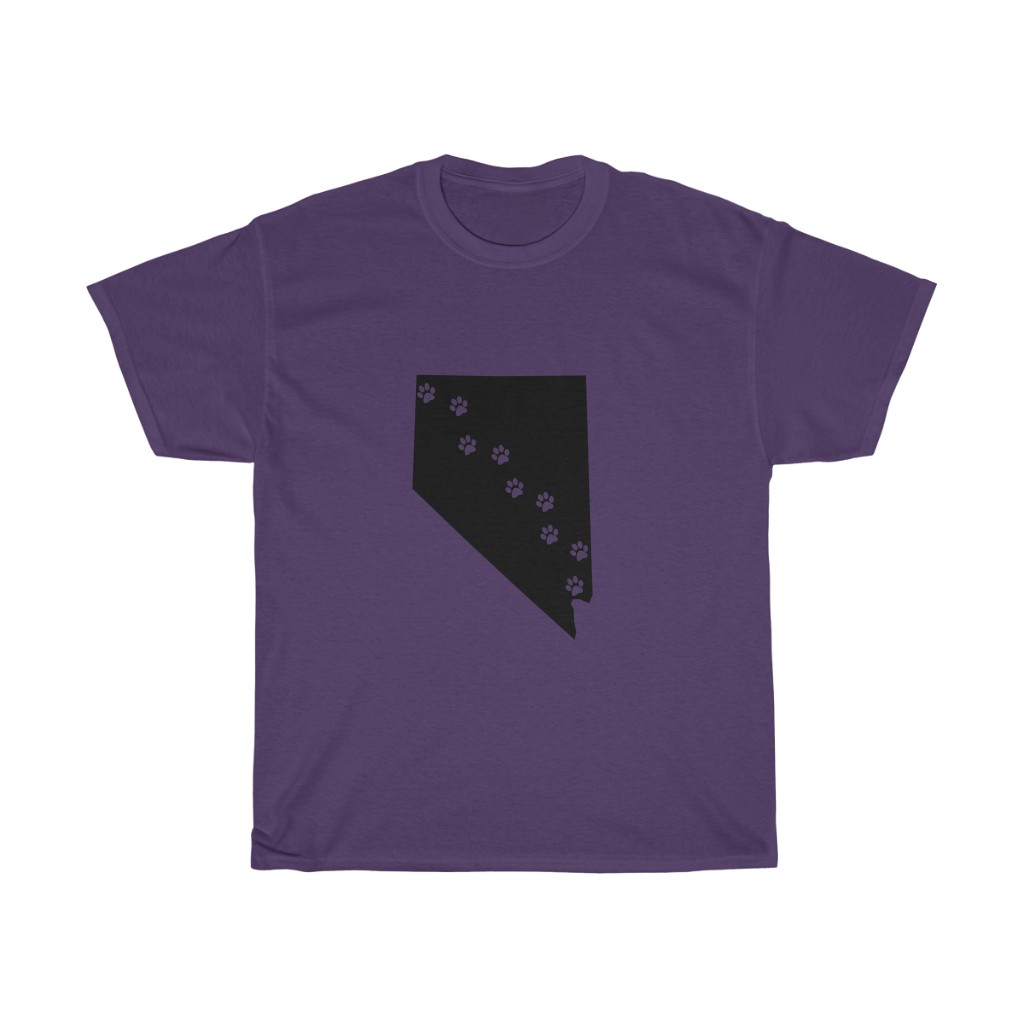 Nevada - 50 State Paw T-Shirt