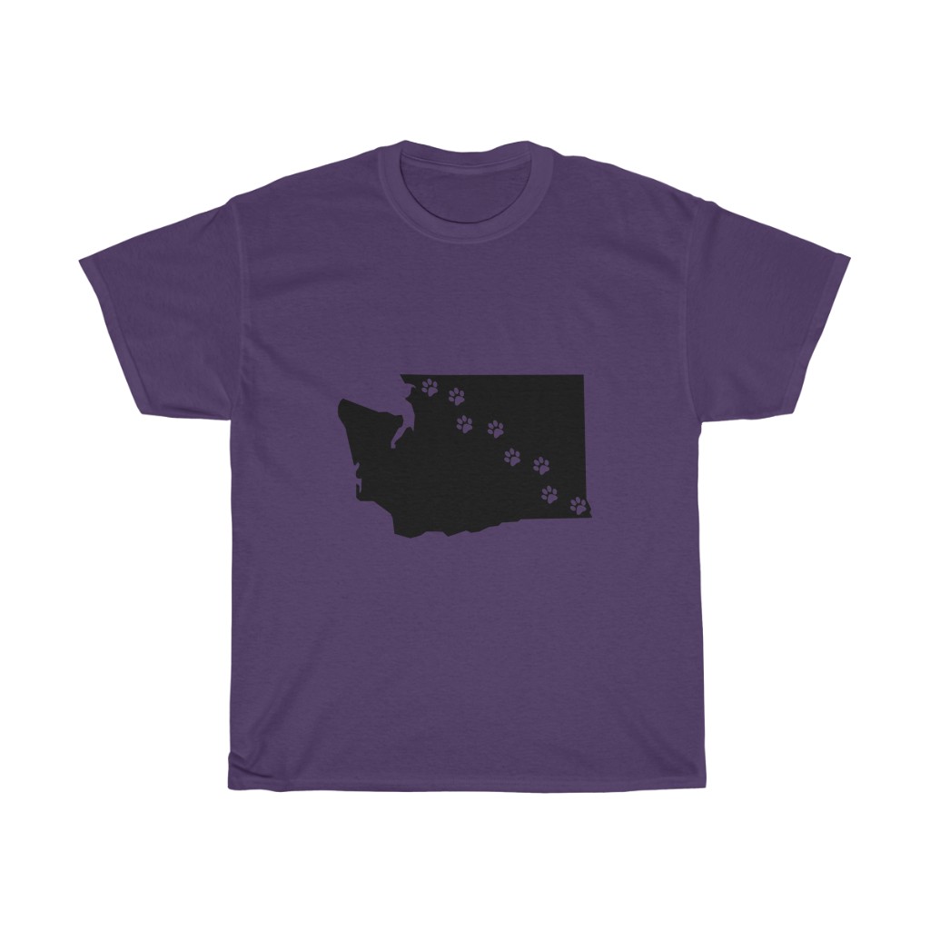 Washington - 50 State Paw T-Shirt