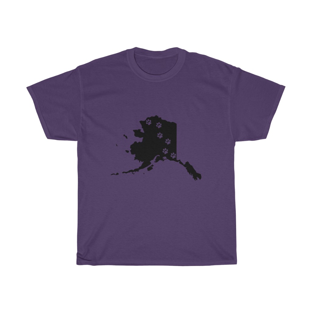 Alaska - 50 State Paw T-Shirt