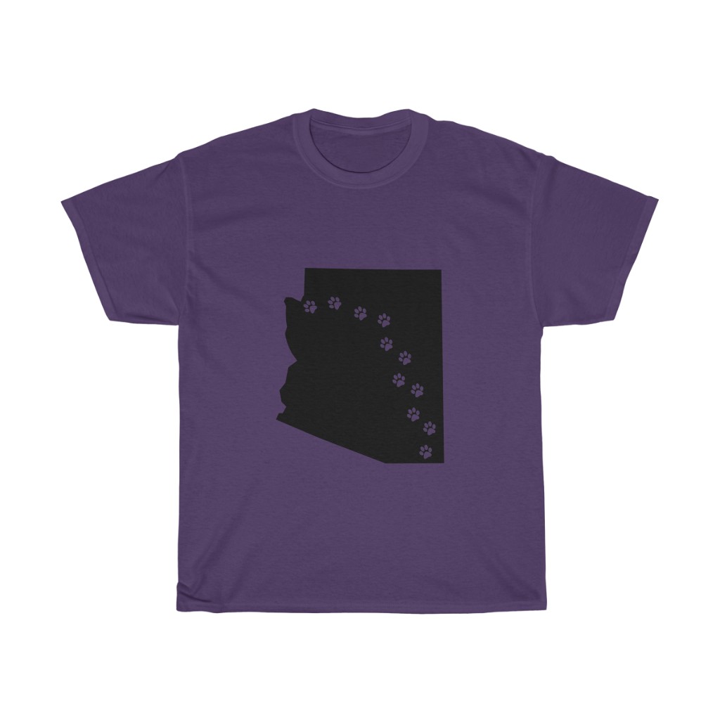 Arizona - 50 State Paw T-shirt