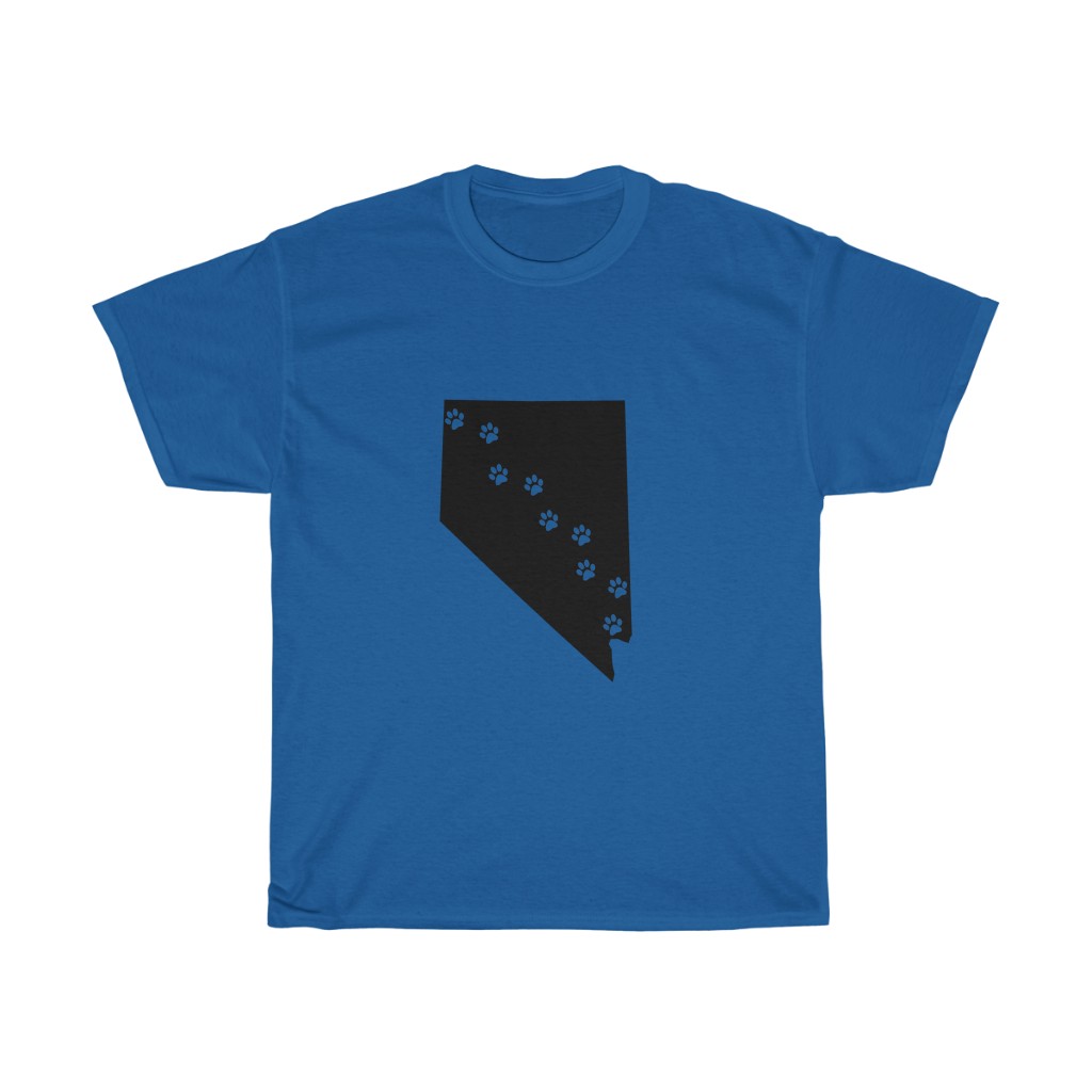 Nevada - 50 State Paw T-Shirt