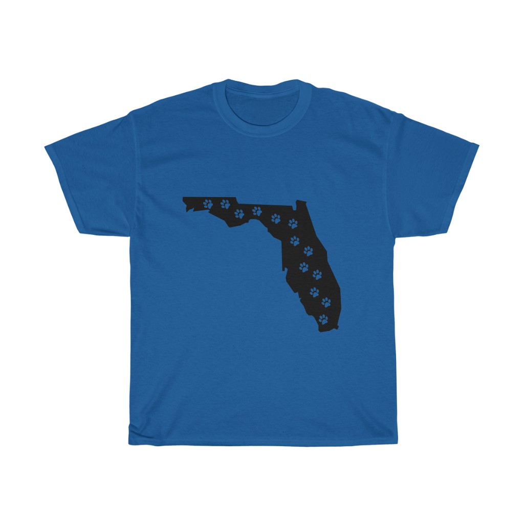 Florida - 50 State Paw T-Shirt