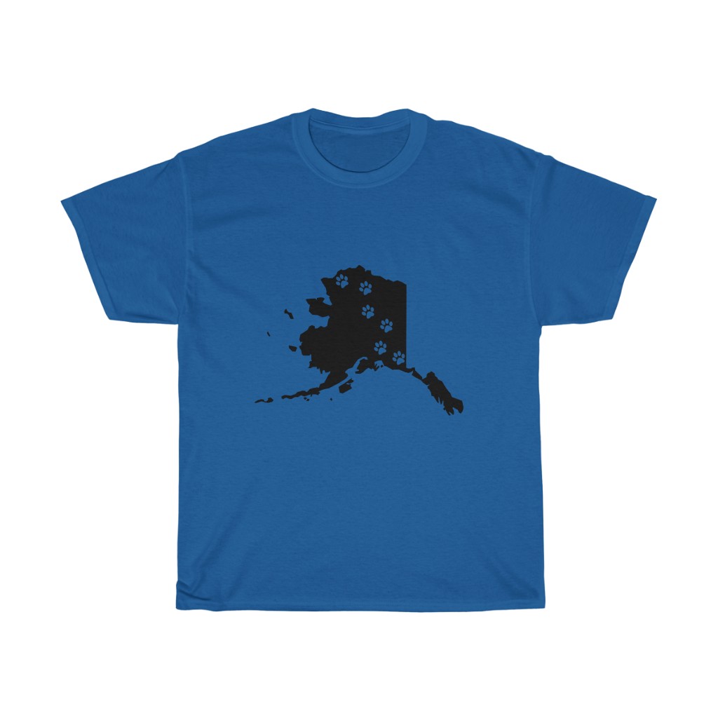 Alaska - 50 State Paw T-Shirt