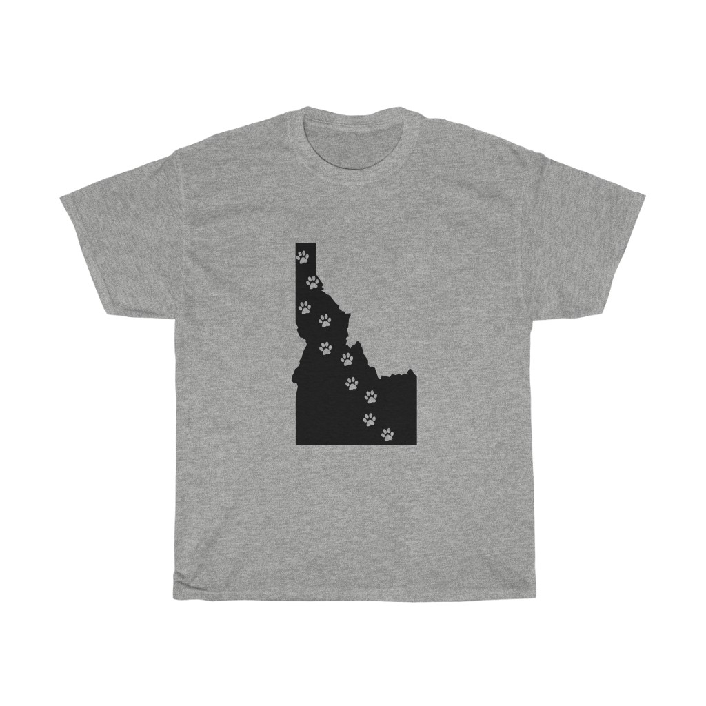 Idaho - 50 State Paw T-Shirt
