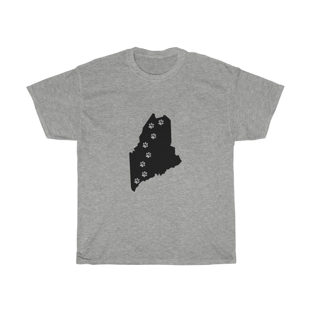 Maine - 50 State Paw T-Shirt