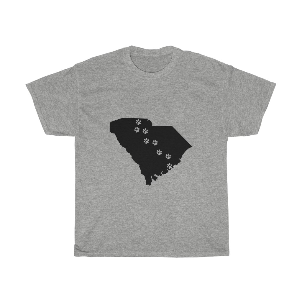 South Carolina - 50 State Paw T-Shirt