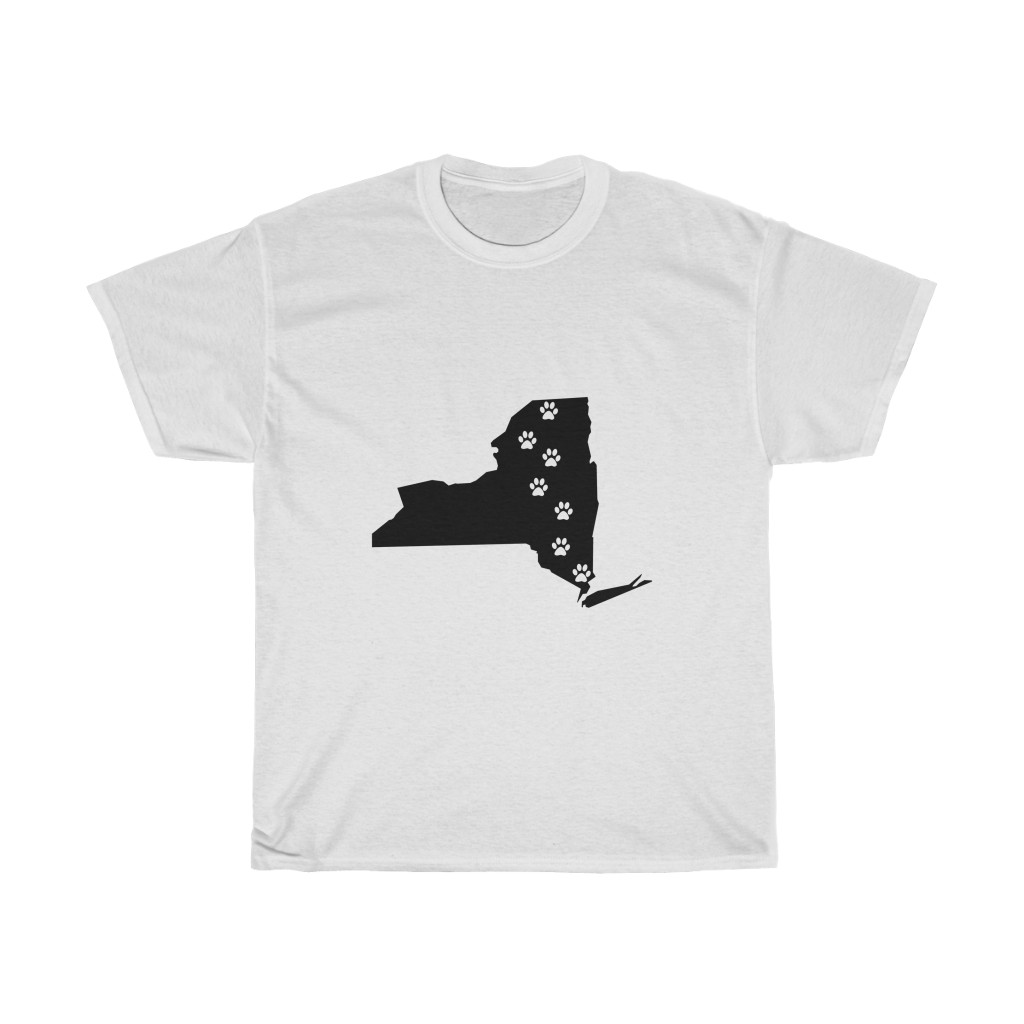 New York - 50 State Paw T-Shirt