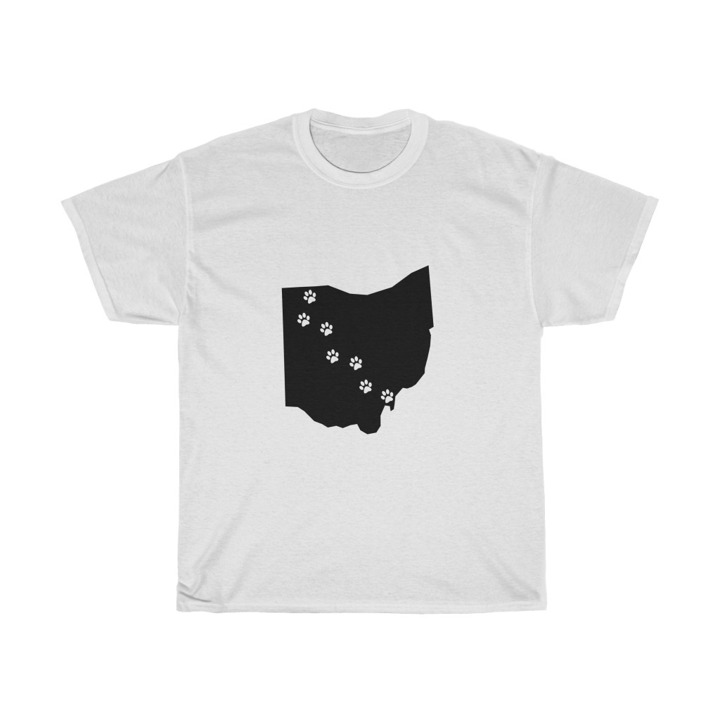 Ohio - 50 State Paw T-Shirt