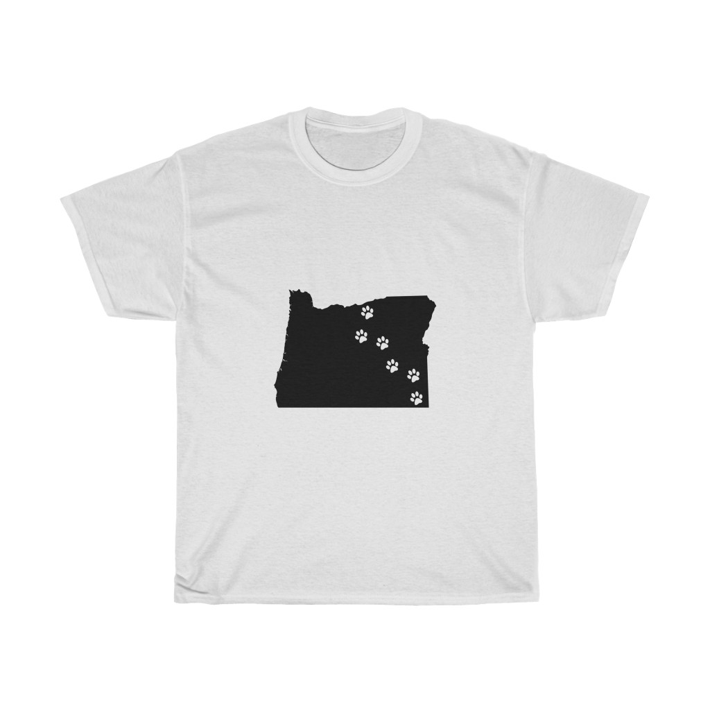Oregon - 50 State Paw T-Shirt