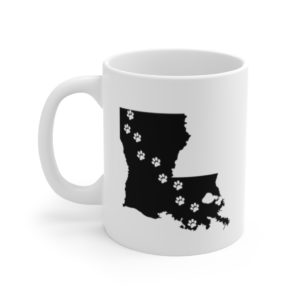 Louisiana - 50 State Paw Mug