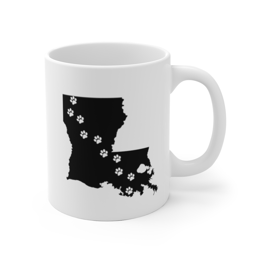 Louisiana - 50 State Paw Mug