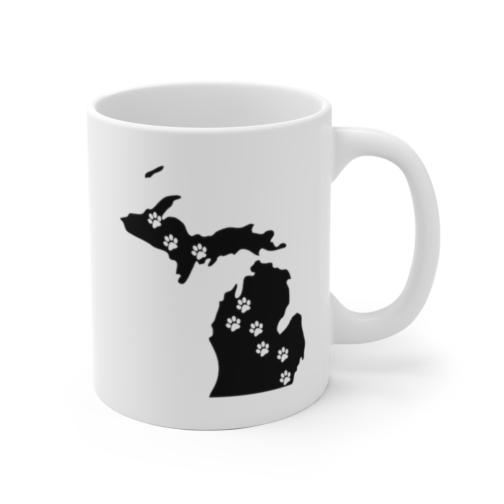 Michigan - 50 State Paw Mug