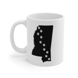 Mississippi - 50 State Paw Mug