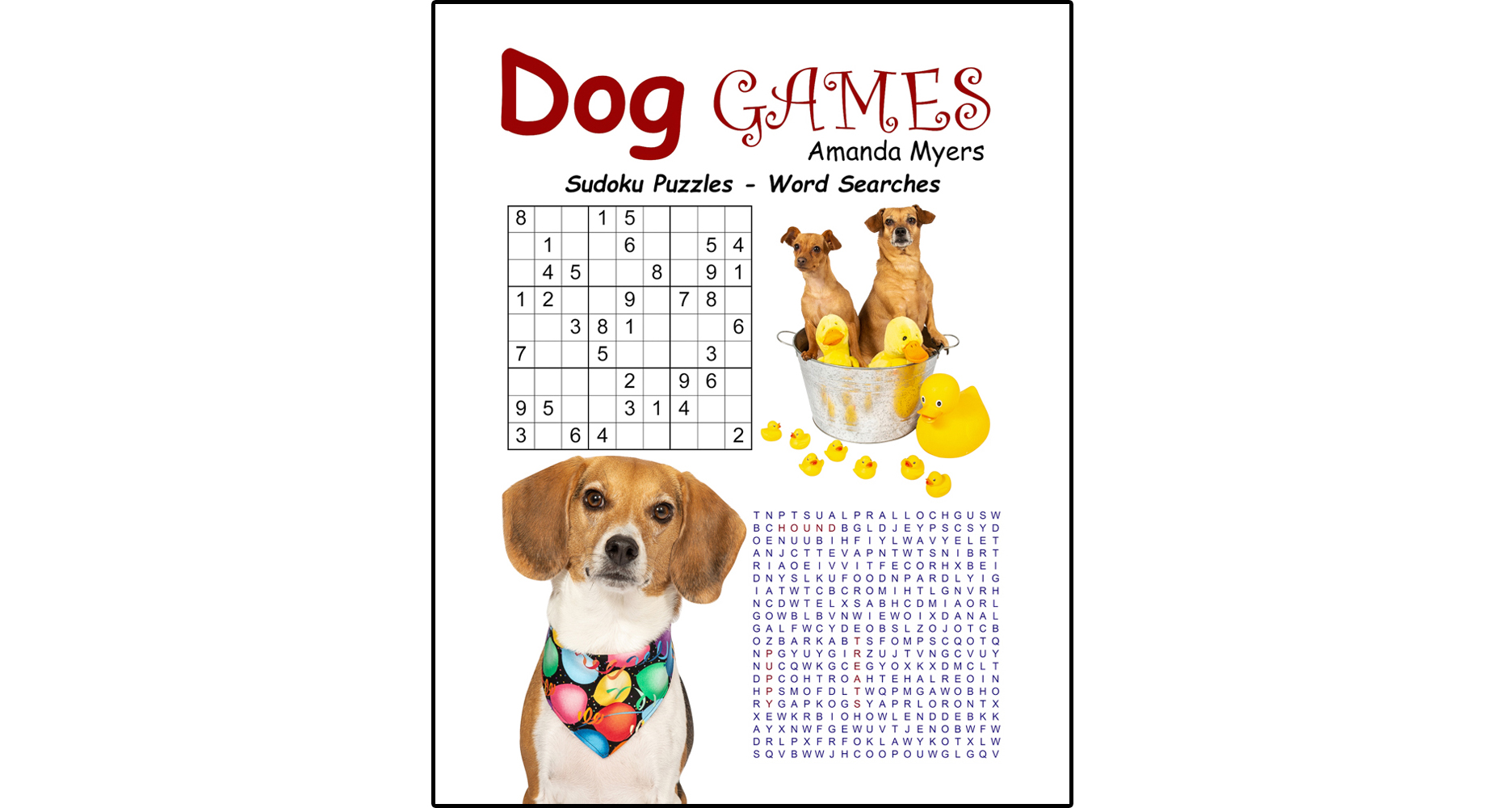 Brain Games Dogs Word Search Puzzles