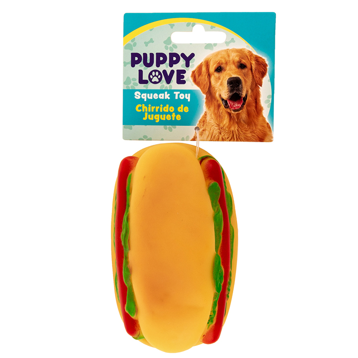 Sandwich Squeaky Dog Toys