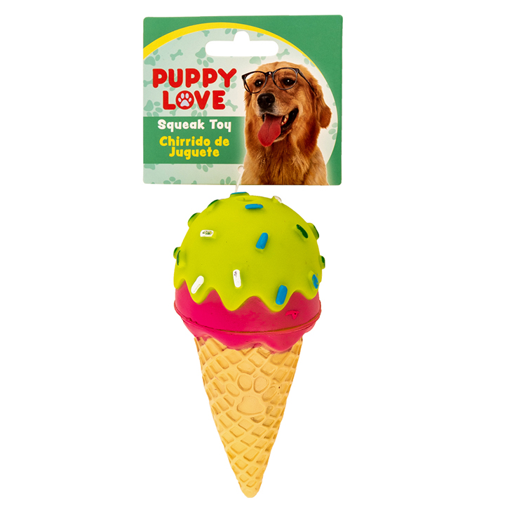 Ice Cream Squeaky Dog Toys