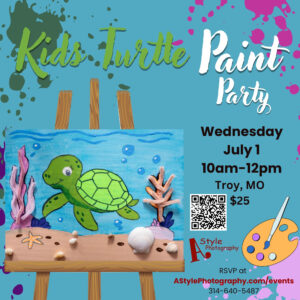 Kids Turtle Paint Party Troy Missouri